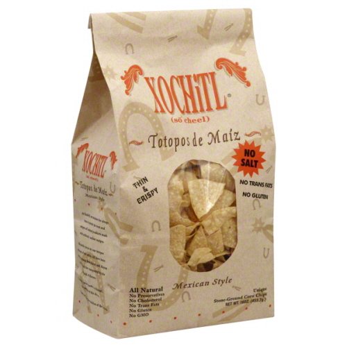 Xochitl Corn Chips, No Salt, 16 oz