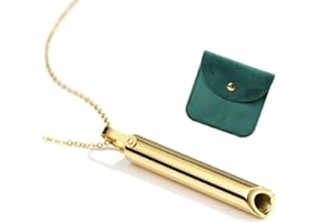 Tetalalu Anxiety Necklace-Breathing Necklace for Meditation,Mindfulness Tool for Breathwork, Meditation, Relaxing,Calm and Stress Reduction,Stress Relief Necklace,Stress Relief Gift for Men and Women