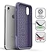 ENCASED Heavy Duty Case for iPhone XR Purple (2018 Rebel Armor) Military Grade Protective Cover (Full Body Protection)