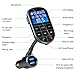 Bluetooth FM Transmitter for Car, Frienda Wireless Radio Adapter Car Kit with Hand-Free Calling, 5V/3.4A Dual USB Ports, On Off Button, A2DP Aux Input/Output TF Card and USB MP3 Player