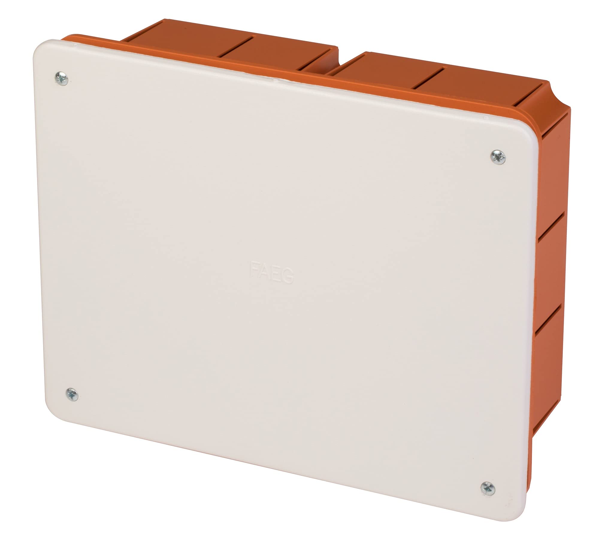 POLY POOL - PP0590 Recessed Junction Box with Lid - Electric Rectangular Wall - Box with Screws for Fixing - Made in Italy