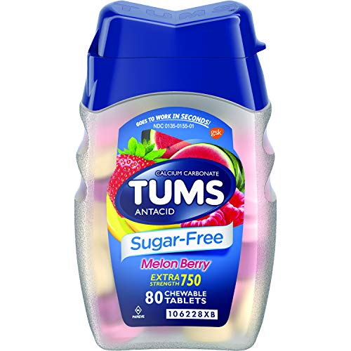 Tums SugarFree Antacid, Melon Berry, 80 Chewable Tablets (Pack of 2) in Kuwait Whizz Antacids