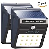 Solar Motion Sensor Light,Mulcolor 12 LED Wireless Rainproof Solar Powered Security Light Outdoor Wall Light for Patio, Deck, Yard,Garden,Driveway,Outside,Pack of 1