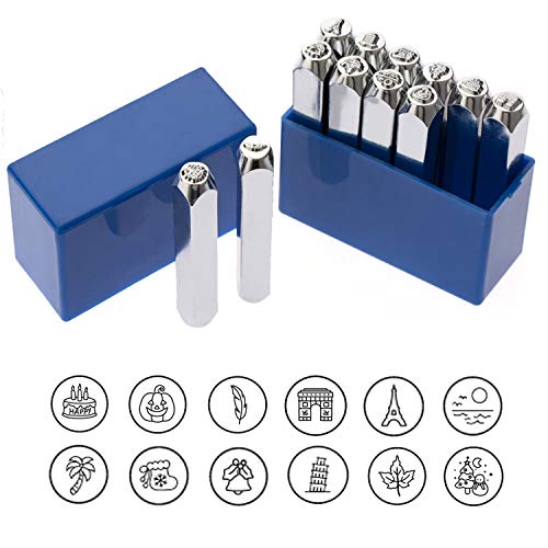 Special Impression Metal Stamping Kit - for Clear and Accurate Impression - 5/32 inch Steel Alloy Stamping Kit, for Leather, Clay, Plastics, Metal, Wood - Kit - Thumbnail 6