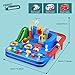 Car Adventure Toy, Smart Wheels Car Track Luxury Inertial Taxi Elevator Racing Big Adventure Toy Brain Game Toys for Kids Children
