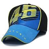 Fashion New Style Blue Motogp Valentino Rossi 46 Baseball Hat Peaked Cap