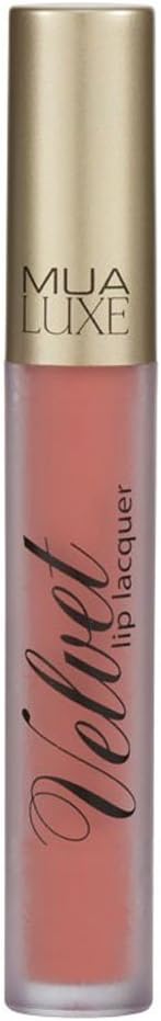 MUA Professional Make-Up -MUA Luxe Velvet Lip Lacquer - Halcyon Pink Nude-NEW