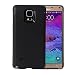 Kranich for Samsung Galaxy Note 4 Extended battery Flexible TPU Hybrid Back Case Cover (black)