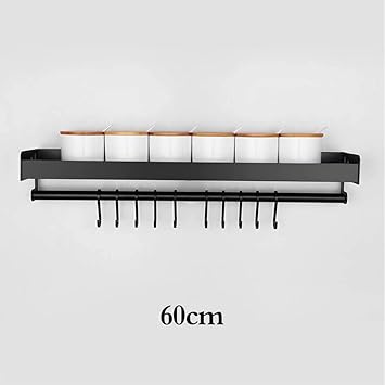 Estante De Cocina/Estante De Almacenamiento con Orificio para Colgar En