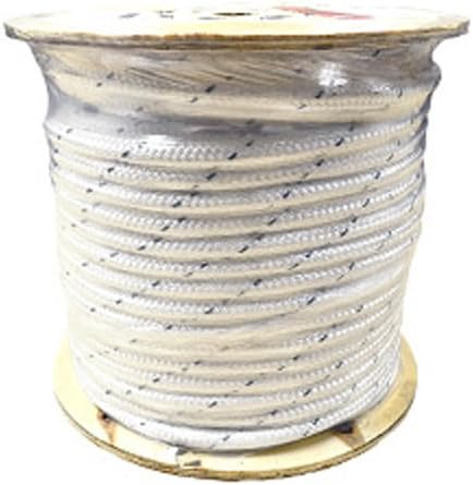 CWC Double Braid Polyester Rope - 1/2" x 600 ft, White