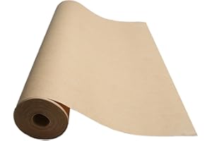 Kraft Paper Roll for Moving and Packing, Wrapping Paper Roll for Gift Wrapping Craft Arts Painting Drawing Paper Brown (17IN 