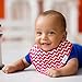 Best Bibs For Boys & Girls - Cute Burp Cloths - Bonus Pacifier Clip - Baby Bandana Bibs For Drooling with Perfect Unisex Design by DINIXI - Ideal Baby Shower Gift Idea & Newborn Clothes
