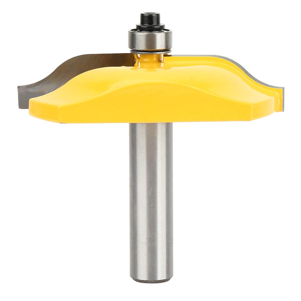 FTVOGUE 1/2in Shank T-Slot Router Bit Woodworking Panel Router Bit Door Raised Panel Milling Cutter