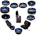 5StarPrime Phone Camera Lens Kit - 9 in 1 Macro Zoom, Super Wide Angle, Telephoto, Fisheye, CPL, Kaleidoscope, Starburst - Compatible with iPhone, Samsung, Android Phone Tablet