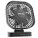OPOLAR AA Battery Operated Desk Fan with Timer, 3 Speeds, Adjustable Head - USB or AA Battery Powered, Perfect for Study Room, Office, Hurricanes, and Bedroom