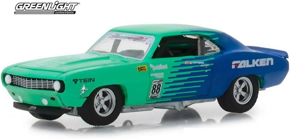 1969 Chevy Camaro, #88 Falken Tires - Greenlight 29959/48 - 1/64 Scale Diecast Model Toy Car