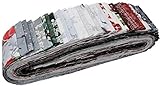 Jingle Pops 6 Silver Bali Pop 40 2.5-inch Strips Jelly Roll Hoffman Fabrics JP6-28-SILVER