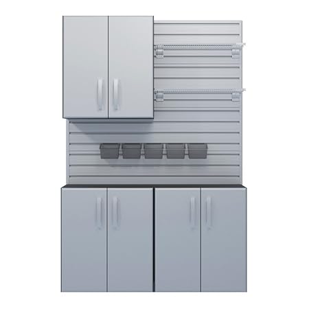 Flow Wall Fcs 4812 6s 6s Deluxe Workstation Starter Pack Silver