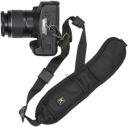 Camera Neck Strap Camera Shoulder Strap for DSLR Mirrorless Canon 5D G7x T3I Nikon D3300 D3400 Sony A6000/A6300/A6500 Camera w/ 2pcs 1/4” Mounting Screws