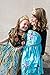 Little Adventures Ice Queen Coronation Dress Up Costume for Girls (Large 5-7) - Machine Washable Child Pretend Play and Party Dress with No Glitter