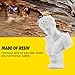 Owfeel A Set of 10 Different Plaster Bust Statues Resin Casting Painting White 2.1