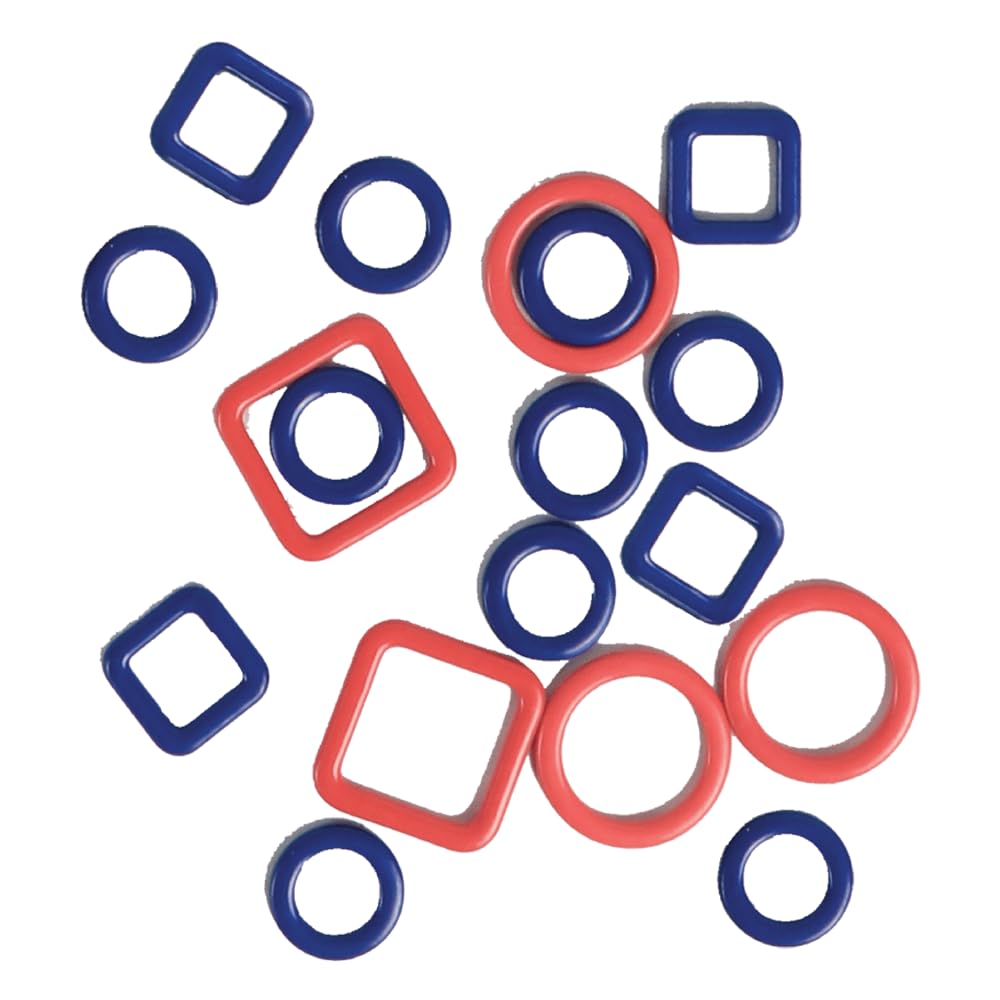 KnitPro Stitch Markers Metal Linea - 3x40pcs