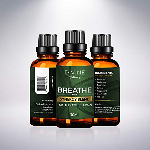 Breathe Essential Oil Blend 30ml Breath Essential Oils for Diffuser