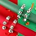 6 Pieces Christmas Band Wrist Bells Bracelets Musical Ankle Bells Instrument Percussion Rhythm for Christmas Party Favors Festival Accessories (Red and Green)