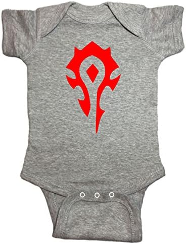 Ilion Clothing Co World Of Warcraft Baby One Piece Horde Bodysuit