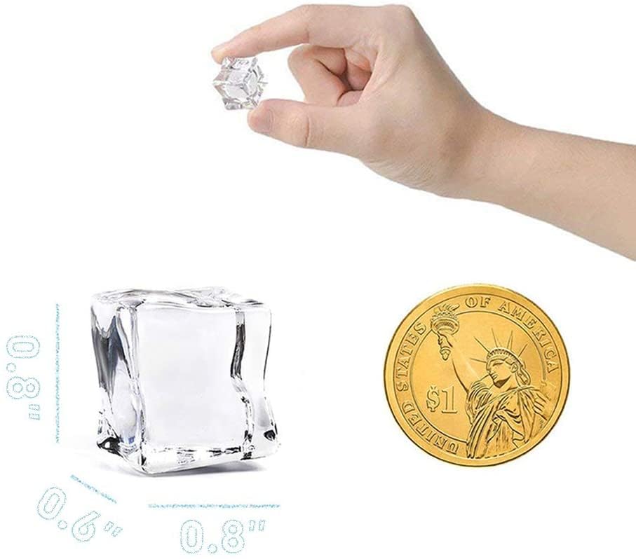 DomeStar Fake Ice Cubes, 20 PCS 0.8