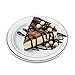 BloominGoods​ ​5​0 Silver Rimmed Plastic Plates ​| Disposable White Heavy Duty​ Plates | 25 Dinner​, ​25 Dessert/Appetizer Plates​ ​| Premium Combo Disposable Dinnerware Set