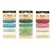 Green Blue and Pink Hemp Twine Mix 20lb Test 1mm Diameter 12 Colors 360 Feet of Cord