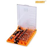 Jakemy JM-8130 45 in 1 with 43 Magnetic Driver kit, Precision Screwdriver Set for PC, Mobile, Laptop, Electronic with Extended Rod & Various Angle Veer