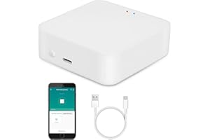 SENCKIT Smart Multi-mode Gateway: ZigBee 3.0 & Bluetooth & Mesh Hub, App Remote Control, Intelligent Bridge Wireless Smart Home Gateway Voice Control via Alexa/Google Home (ONLY Surport Tuya Smart Devices)