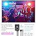 Tenmiro Led Strip Lights, 32ft Sync to Music Color Changing Strips,40key IR Remote Controller, DC12V5A 300 Unit SMD 5050 LED,Non-Waterproof,Decoration for Living Room Bedroom Bar,Party Lighting