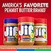 Jif Creamy Peanut Butter, 40 oz. (2 Count) -  7g (7% DV)  of Protein per Serving, Smooth, Creamy Texture - No Stir Peanut Butter