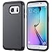 Galaxy S7 Edge Case, LUVVITT [Ultra Armor] Shock Absorbing Case Best Heavy Duty Dual Layer Tough Cover for Samsung Galaxy S7 Edge - Gunmetal/Black