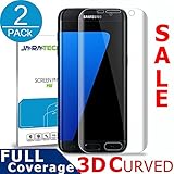 JARATECH Full Screen Coverage PET Film Screen Protector for Galaxy S7 Edge - 2 Pack