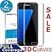 JARATECH Full Screen Coverage PET Film Screen Protector for Galaxy S7 Edge - 2 Pack