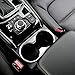 Luocky Chrome Interior Center Control Water Cup Holder Cover Trim for Mazda CX-5 CX5 2017 2018 2019 Interior Accessories