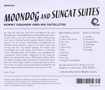 Moondog And Suncat Suites Graham Kenny His Amazon It Cd E Vinili Moondog And Suncat Suites Graham Kenny His Amazon It Cd E Vinili