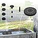 Solar Pump, Solar Fountain Pump, LEMBO DIRECT Portable Solar Birthbath Water Fountain 1.4W Free Standing & Floating Outdoor Submersible Powered Water Pumps For Small Pond, Swimming Pool, Garden, Patio