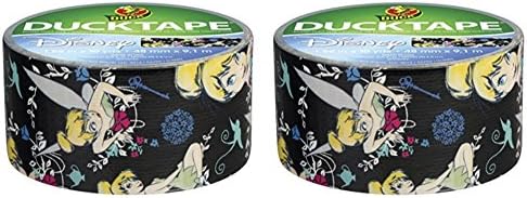 Duck Tape 281970 Disney-Licensed Tinker Bell Printed Duct Tape (Pack of 2)