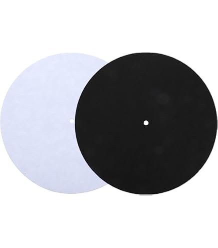 Purple Marble Slipmat For Turntable – 12 Inch Antistatic Felt & Rubber Mat For Vinyl Records