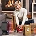 toyuugo Ceramic Space Heater (ETL Listed), Small Electric PTC Heater Portable Desk Fan Heater with Auto Shut Off, Auto-Oscillating, 2s Heat-up, Tip-Over and Overheat Protection for Home, Office, 600W