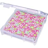 ArtBin 6912AB Essentials Storage Box, 14.125 by 13.625 by 3-Inch, Translucent