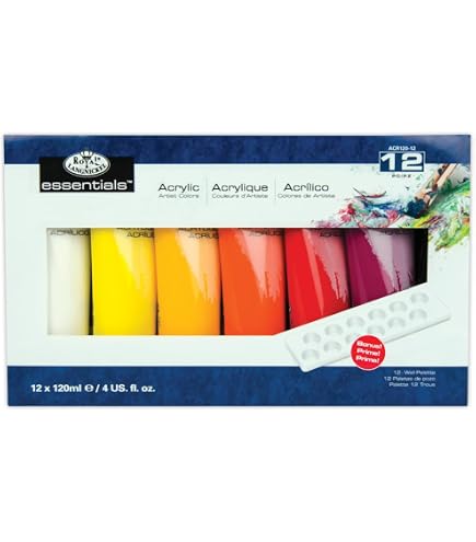 Coffret de 6 tubes de peinture acrylique Liquitex Basics 22ml