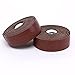 Vinqliq® Retro PU Leather Road Bike Bicycle Handlebar Wraps Bar Tapes with Bar Plugs (Dark Brown(with Breath Holes))