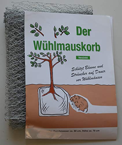 Wuehlmauskorb für Bäume, verzinkt