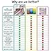 ARTIT Washi Tape Set 16 Extra Long (33 Foot) Decorative Rolls Craft Duct Masking Tapes Scrapbooking DIY Gift-Wrapping Glitter Patterned Solid Ultra Sticky Adhesive Includes 4 Bonus Sticker Pages